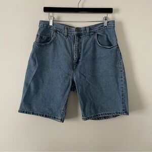 Vintage 90s Backroad Blues 9" Denim Jean Shorts Size 32